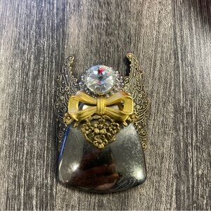 Jane Vintage Filigree Angel Brooch Designer Pin 2 3/4” HAND SIGNED BY JANE * #1